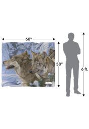 Wild Wings Winters Warmth 2 Silky Touch Super Soft Throw Blanket 152 X 127 cm in White - thumbnail 5
