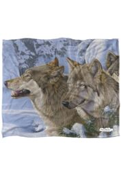 Wild Wings Winters Warmth 2 Silky Touch Super Soft Throw Blanket 152 X 127 cm in White - thumbnail 1