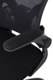 Living and Home Black Mesh Office Chair for Home & Office with Adjustable Headrest - thumbnail 8