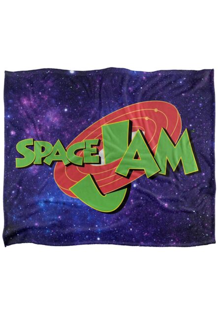 Warner Brothers Space Jam Silky Touch Super Soft Throw Blanket 152x127cm in White - Size: 152x127 cm - image 1