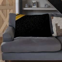 Benjamin Tate Design Arrow Gold Blanket in Natural - Size: 120 cm x 150 cm - thumbnail 2
