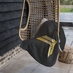 Benjamin Tate Design Arrow Gold Blanket in Natural - Size: 120 cm x 150 cm - thumbnail 4