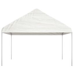 Berkfield Home Gazebo with Roof White 8.92x4.08x3.22 m Polyethylene - thumbnail 3