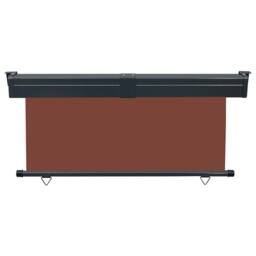 Berkfield Home Balcony Side Awning 160x250 cm Brown - thumbnail 4