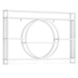 Hinsinc 5-Tier Wall Mounted White Wine Storage Rack - Size: 0.6m2