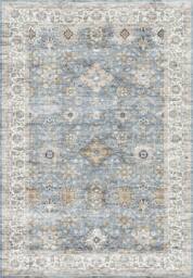 THE RUGS Samira Washable Persian Classic Rug - Durable Soft Polyester Pile in Light Blue - Size: 60 cm x 180 cm - thumbnail 2