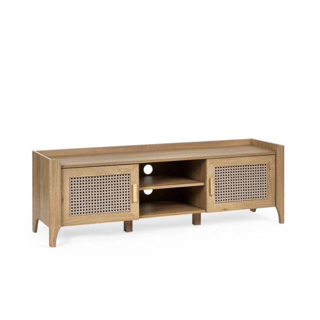 Cheshire Premium Melrose Media Unit in Oak in Light Oak - image 1