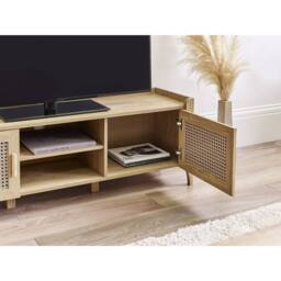 Cheshire Premium Melrose Media Unit in Oak in Light Oak - thumbnail 9