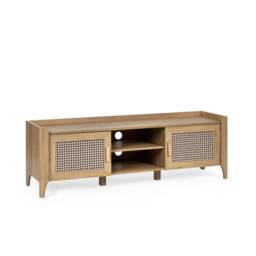Cheshire Premium Melrose Media Unit in Oak in Light Oak - thumbnail 1