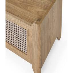 Cheshire Premium Melrose Media Unit in Oak in Light Oak - thumbnail 4