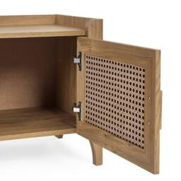 Cheshire Premium Melrose Media Unit in Oak in Light Oak - thumbnail 5
