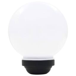 Berkfield Home Outdoor Solar Lamps 4 pcs LED Spherical 15 cm RGB in White - thumbnail 9