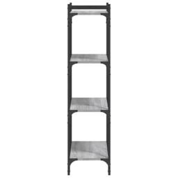 Berkfield Home Bookcase 4-Tier Grey Sonoma 60x30x120 cm Engineered Wood - Size: 60 x 30 x 120 cm - thumbnail 5