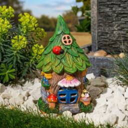 Garden Greatness Pixie Enchanting Door Fairy House Solar Ornament - thumbnail 2