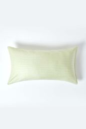 Homescapes Egyptian Cotton Ultrasoft Housewife Pillowcase 330 TC, King Size in Green