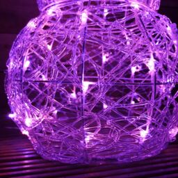 Samuel Alexander 60cm Light up Acrylic Christmas Snowman with 80 Colour Changing LEDs - thumbnail 4