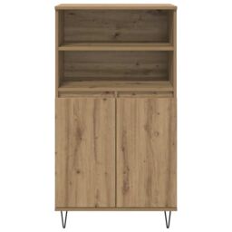 Berkfield Home Highboard with Shelf with Storage with Door Brown Engineered wood - thumbnail 6
