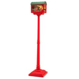 Gymax Christmas Street Lamp Sound & Tap Activated Xmas Indoor Streetlamp in Red - thumbnail 4