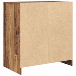 Berkfield Home Sideboard with Door Old wood 70 x 41 x 75 cm Engineered wood in Brown - thumbnail 8