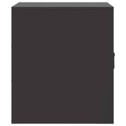 Berkfield Home Bedside Cabinets 2pcs Black 34.5x39x44 cm Steel - thumbnail 8