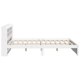 Berkfield Home Beautiful Bed Frame with Headboard without Mattress White 160x200 cm - thumbnail 7