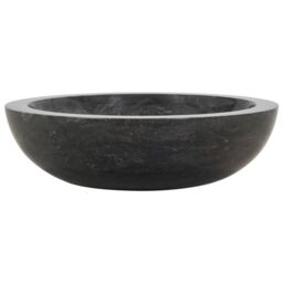 Berkfield Home Sink 40x12 cm Marble Black - thumbnail 3