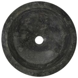Berkfield Home Sink 40x12 cm Marble Black - thumbnail 4