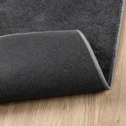 Berkfield Home Rug OVIEDO Short Pile Anthracite 160x230 cm in Black - Size: Medium - thumbnail 5