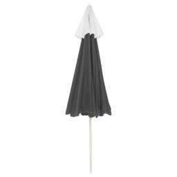 Berkfield Home Elegant Beach Umbrella Anthracite 240 cm in Dark Grey - thumbnail 4