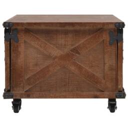 Berkfield Home Classic Coffee Table Solid Fir Wood 91x51x38 cm Brown - Size: 91 x 51 x 38 cm - thumbnail 1