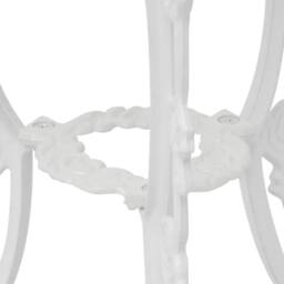 Berkfield Home Decorative 3 Piece Bistro Set Cast Aluminium White
