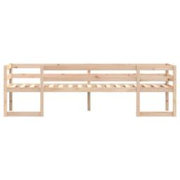 Berkfield Home Kids' Bed Frame without Mattress 80x200 cm Solid Wood Pine in Light Brown - thumbnail 5