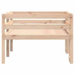 Berkfield Home Kids' Bed Frame without Mattress 80x200 cm Solid Wood Pine in Light Brown - thumbnail 6