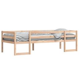Berkfield Home Kids' Bed Frame without Mattress 80x200 cm Solid Wood Pine in Light Brown - thumbnail 4