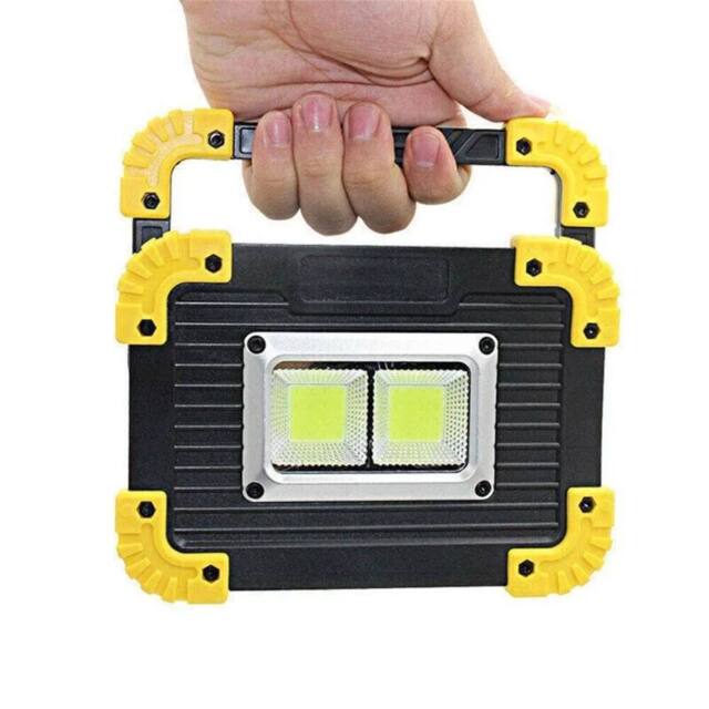 Nordara 2 Pack Work Light USB Rechargeable Torch Camping Security Lamp in Yellow - image 1