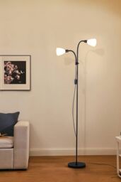 Living and Home Modern 2 Head Standing Floor Lamp for Living Room - thumbnail 3