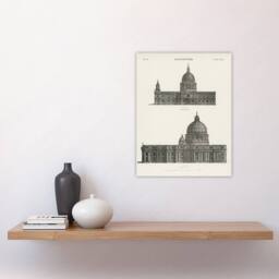 "Artery8 St Paul St Peters Encyclopaedia Britannica Wall Art Print Poster in White - Size: W18"" x H24""" - thumbnail 4