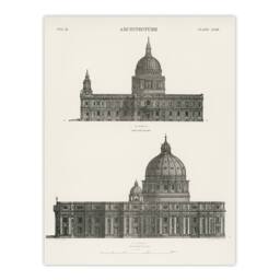 "Artery8 St Paul St Peters Encyclopaedia Britannica Wall Art Print Poster in White - Size: W18"" x H24""" - thumbnail 1