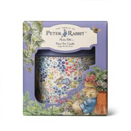 Peter Rabbit Purple Floral Printed Plant Pot Candle - Forget Me Not Floral - Size: Medium - thumbnail 4