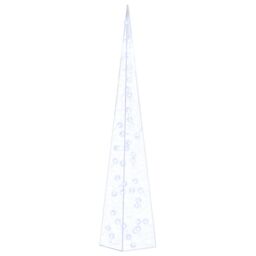 Berkfield Home Acrylic Decorative LED Light Cone Blue 90 cm - thumbnail 2