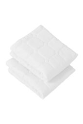 Living and Home Elegant Polyester Pillowcase Soft Bedding Pillow Cover in White - thumbnail 9