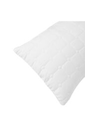 Living and Home Elegant Polyester Pillowcase Soft Bedding Pillow Cover in White - thumbnail 6