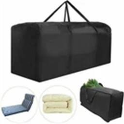 Nordara Furniture Cushion Storage Bag in Black - Size: 100 cm - thumbnail 5