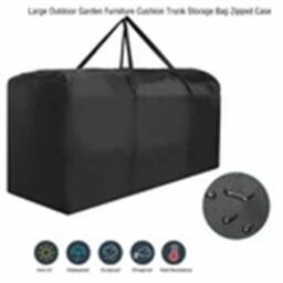 Nordara Furniture Cushion Storage Bag in Black - Size: 100 cm