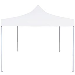 Berkfield Home Professional Folding Party Tent 3x3 m Steel White - thumbnail 2