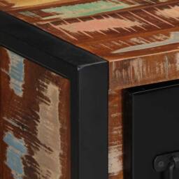 Berkfield Home Sideboard 50x35x70 cm Solid Wood Reclaimed in Brown - Size: 50 x 35 x 70 cm - thumbnail 5