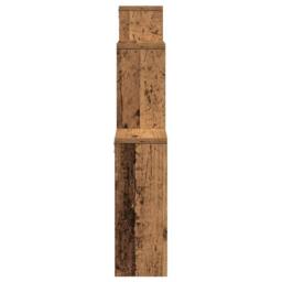 Berkfield Home Wall Shelf Old Wood 80x15x78.5 cm Engineered Wood in Brown - thumbnail 5