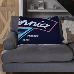 Benjamin Tate Design Neon California Blanket in Natural - Size: 120 cm x 150 cm - thumbnail 2