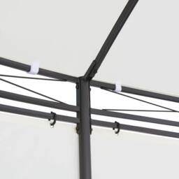 Berkfield Home Gazebo Cream White 530x350x265 cm in Beige - Size: 530 x 350 x 265 cm - thumbnail 6