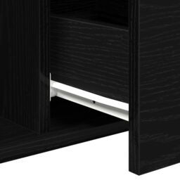 Berkfield Home Coffee Table Black Oak 90x50x36, 5 cm Engineered Wood - thumbnail 9